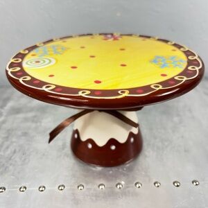 Mambo group Christmas cake plate